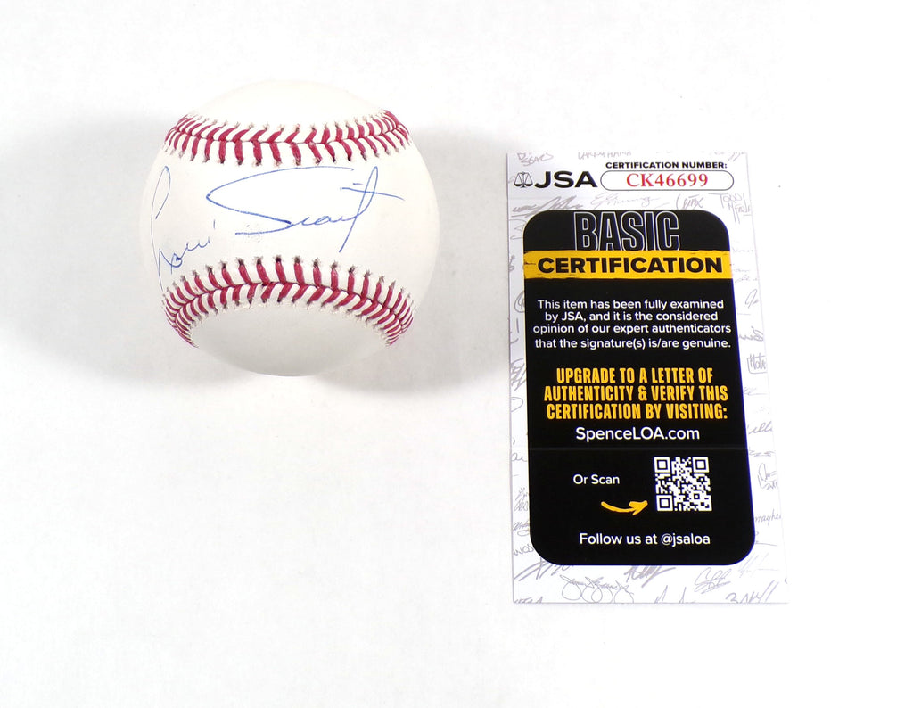 Luis Tiant Signed Official OMLB Baseball JSA Auto