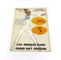 1955 Green Bay Packers at Los Angeles Rams NFL Football Program 12-11-55