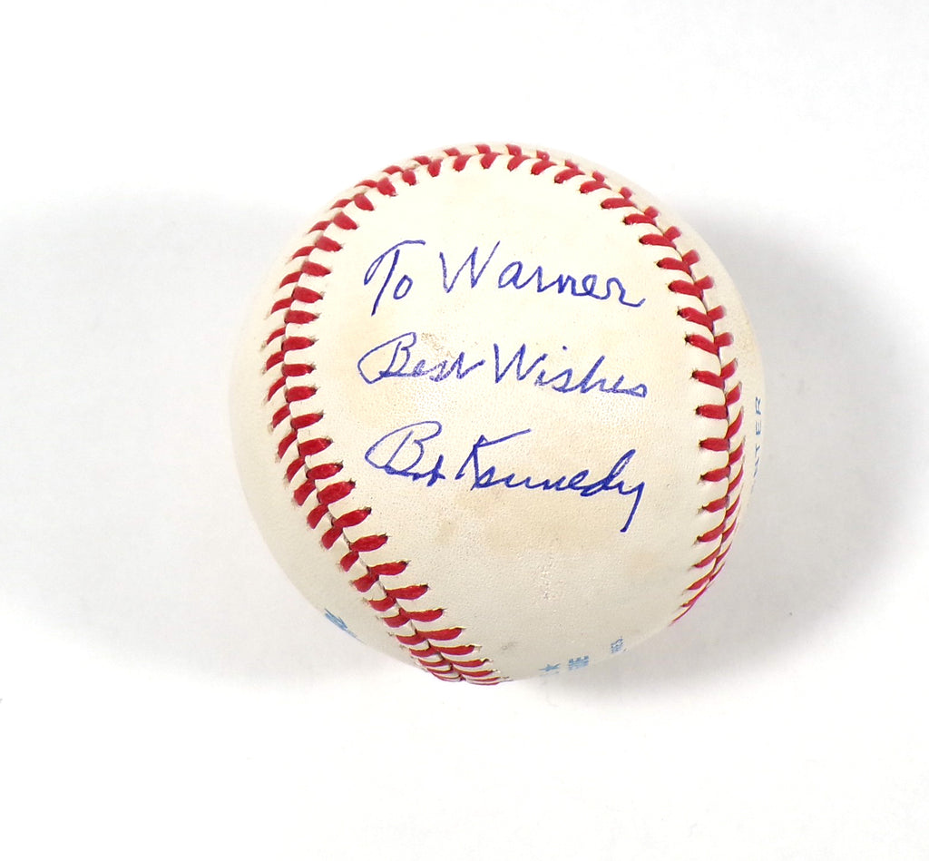 Bob Kennedy Signed Official OAL Baseball w/ Personalization JSA Auto Pic2