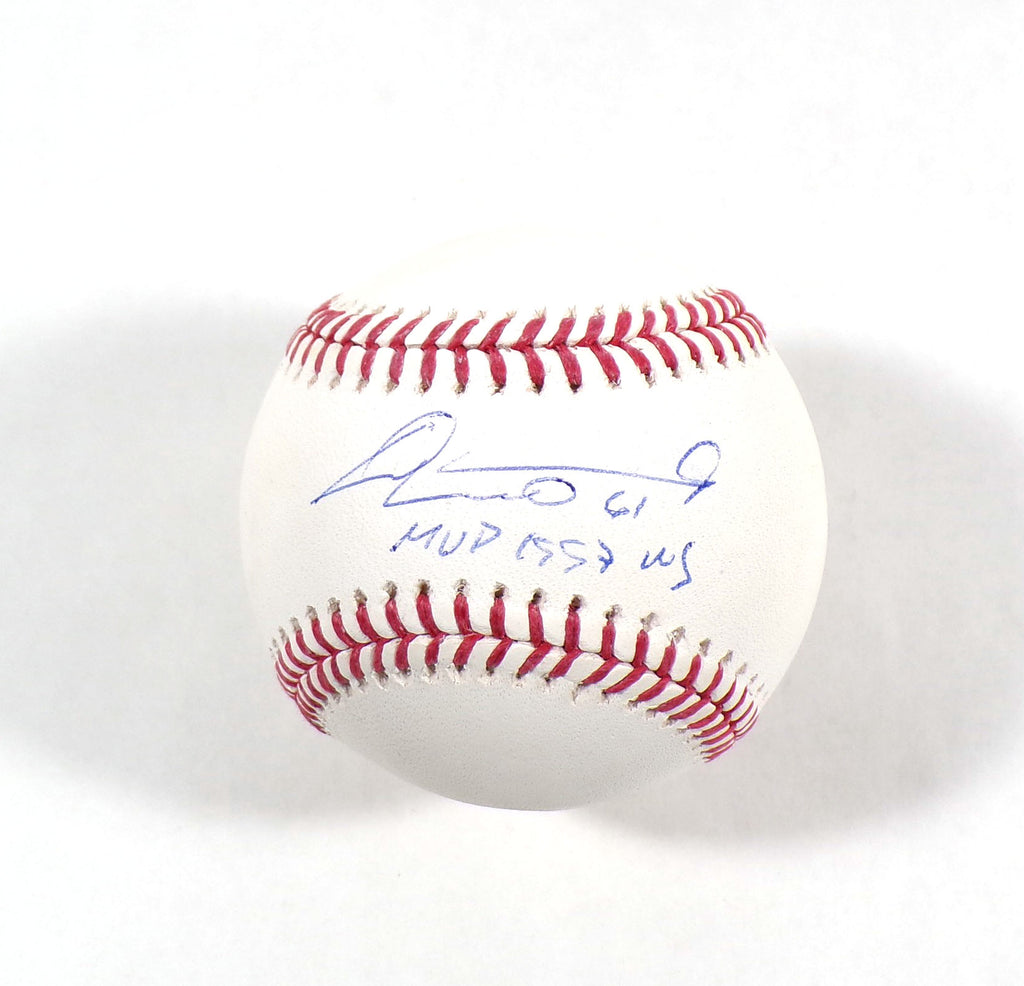 Livan Hernandez Signed Official OMLB Baseball + Inscription MVP 1997 WS JSA Auto Pic2