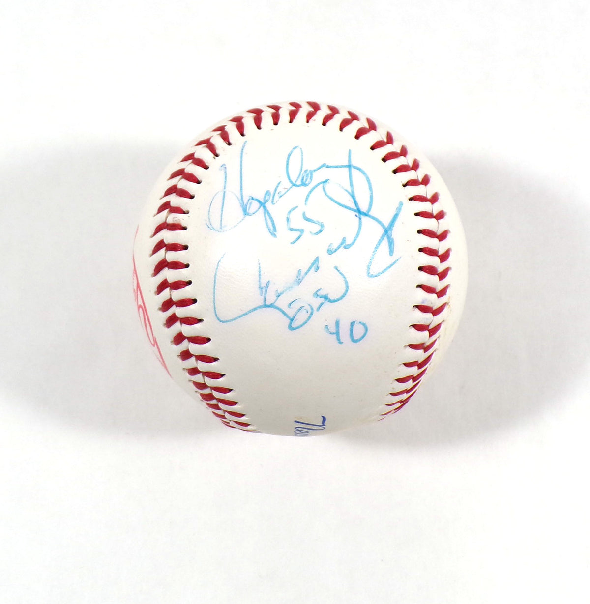 Howard Hopalong Cassady Signed Official NY Yankees Fotoball Baseball JSA Auto Pic2