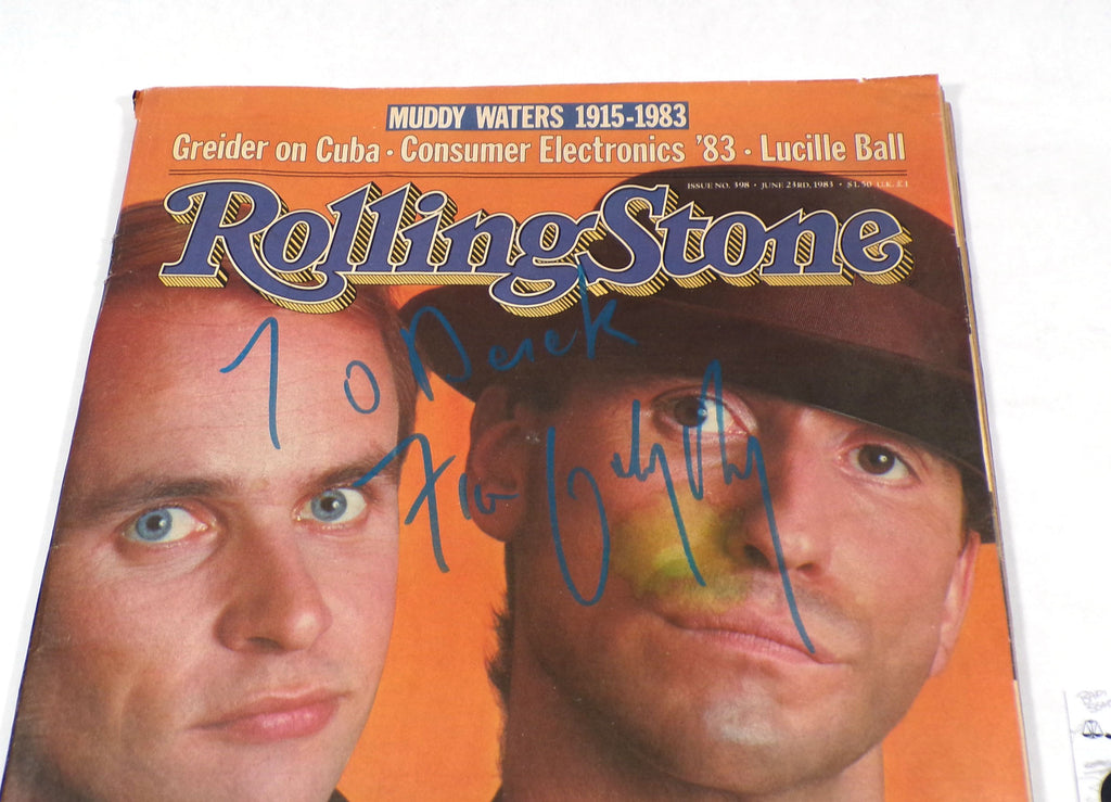 Colin Hay Men At Work Signed 1983 Rolling Stone Magazine JSA Auto Pic2