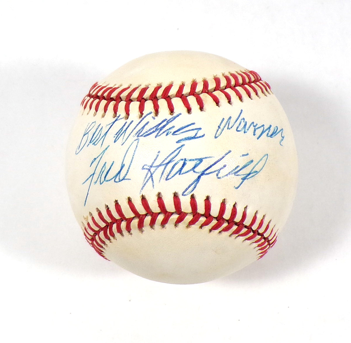 Fred Hatfield Signed Official OAL Baseball w/ Personalization JSA Auto