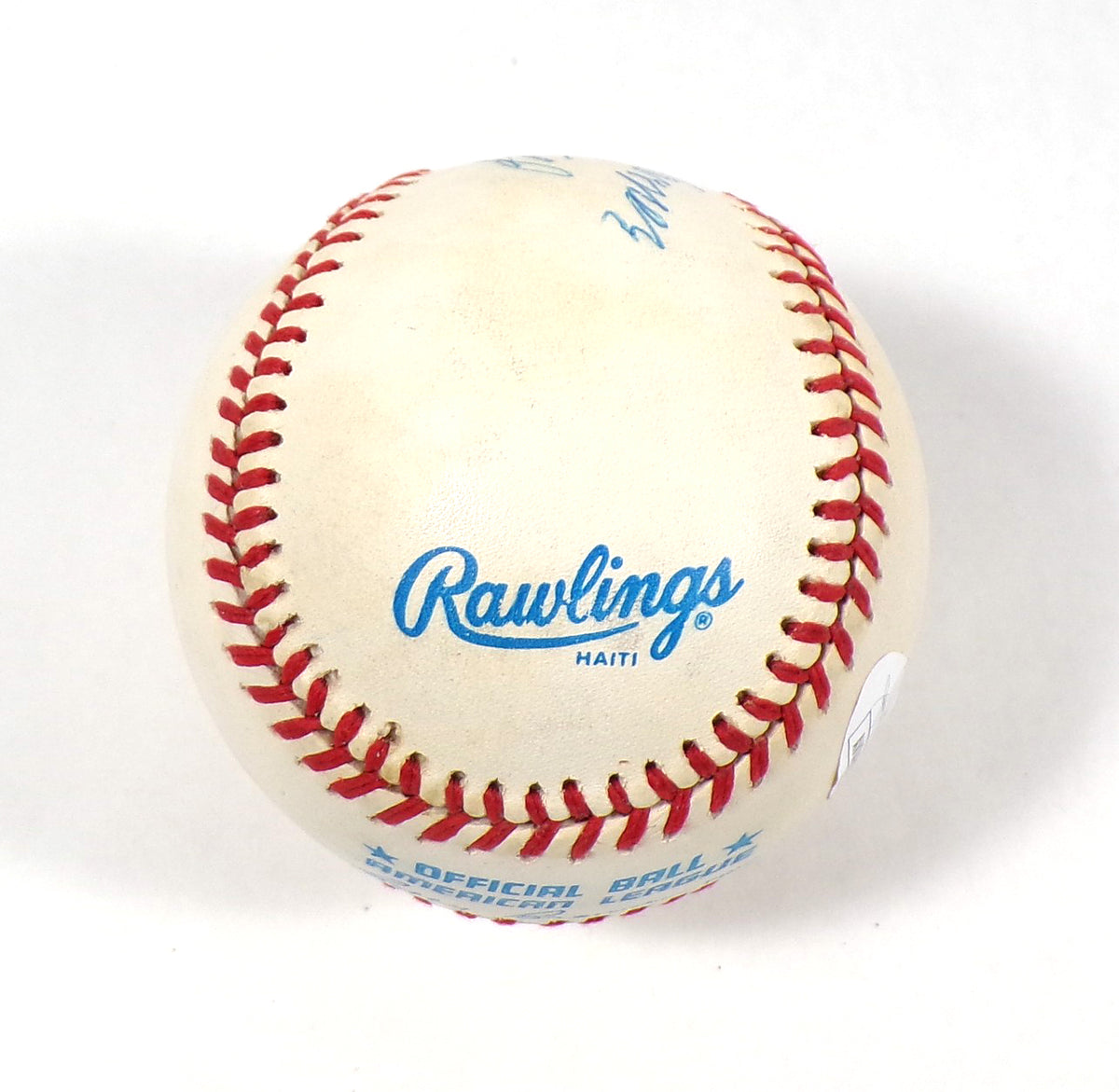 Fred Hatfield Signed Official OAL Baseball w/ Personalization JSA Auto Pic2