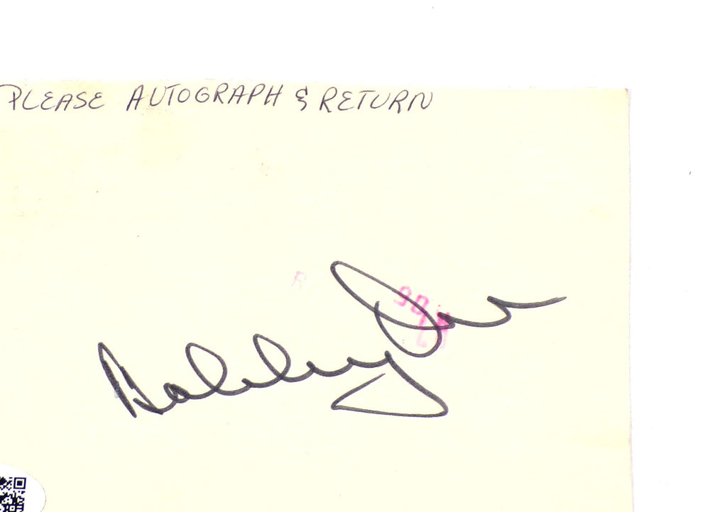 Bobby Orr Signed 3 x 5 Index Card Bruins JSA Auto Pic2