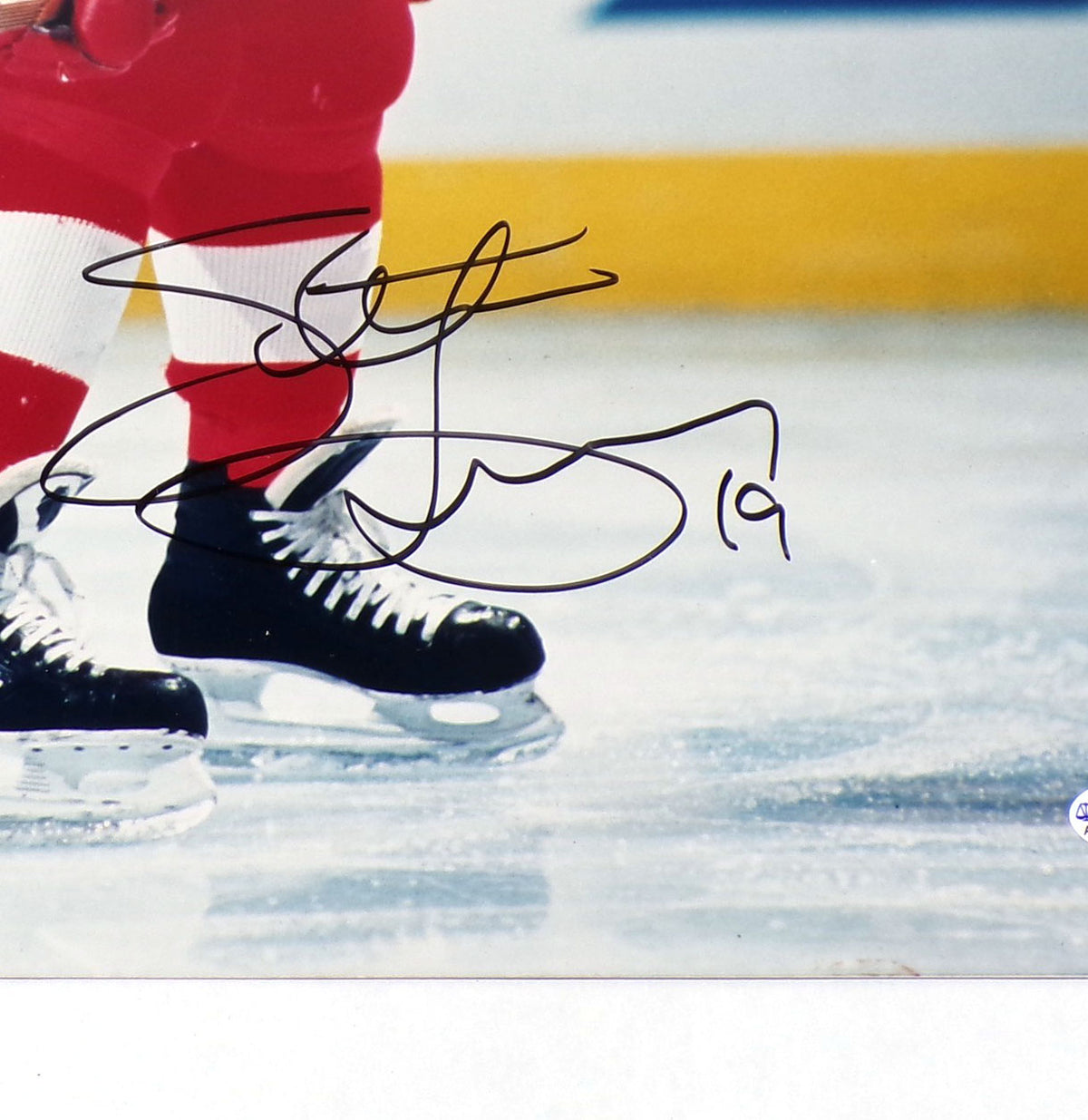Steve Yzerman Signed 11 x 14 Color Photo Red Wings JSA Auto Pic2