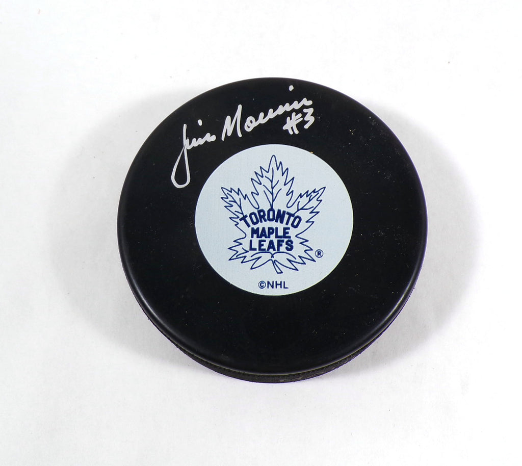 Jim Morrison Signed Official NHL Hockey Puck Maple Leafs JSA Auto Pic2