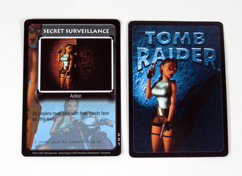 Lot of (100) 2000 Precedence Lara Croft Tomb Raider CCG Promo Card (#221) Nm/Mt Pic2