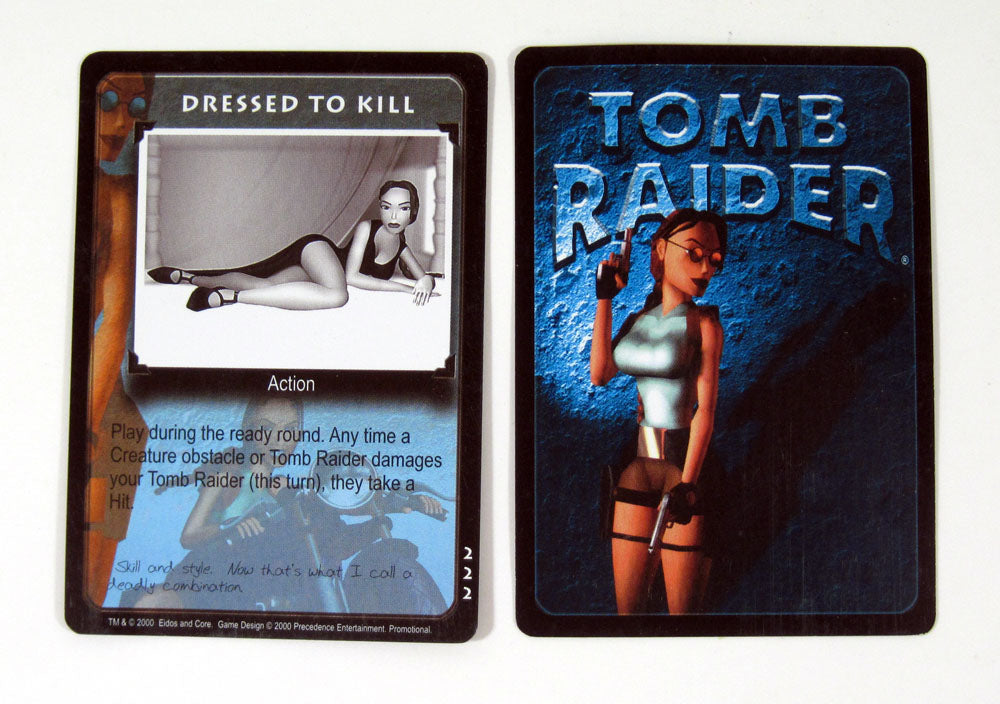 Lot of (12) 2000 Precedence Lara Croft Tomb Raider CCG Promo Card (#222) Nm/Mt Pic2