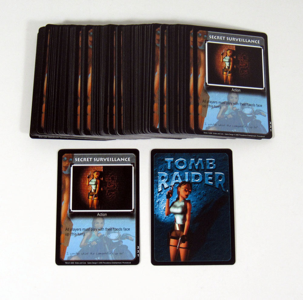 Lot of (100) 2000 Precedence Lara Croft Tomb Raider CCG Promo Card (#221) Nm/Mt