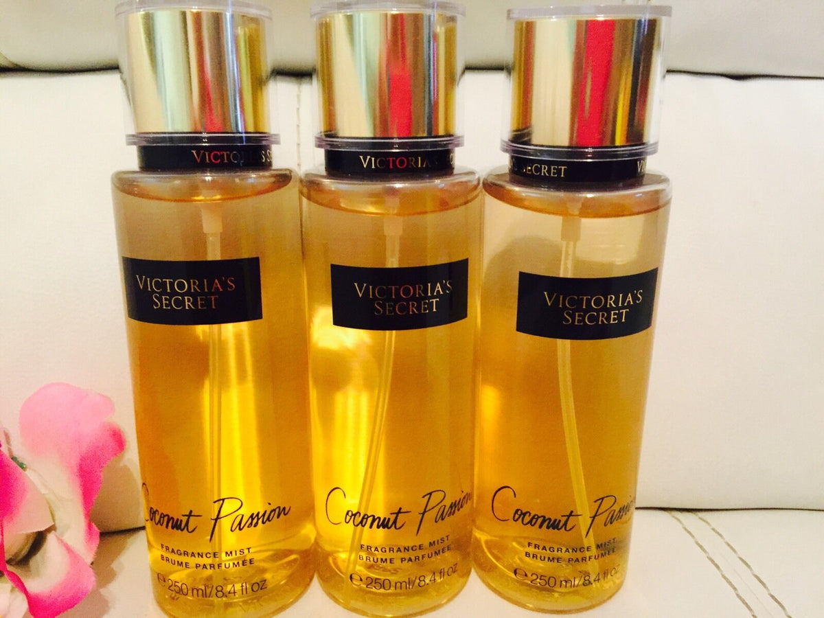 Lot of (3) Victoria's Secret Coconut Passion Fragrant Body Wash 236 ml / 8 fl oz