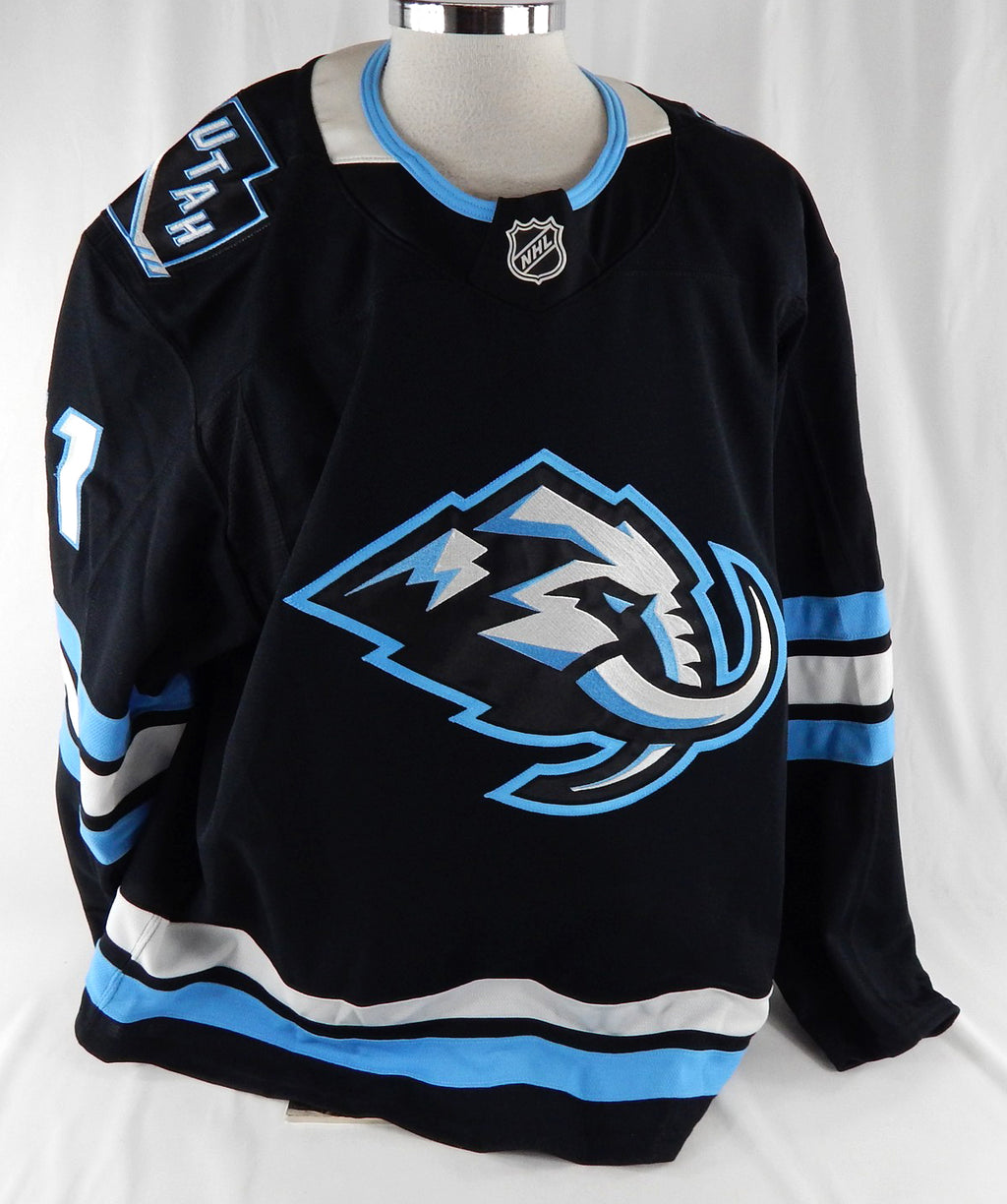 2025-26 Utah Mammoth Veeti Vaisanen #51 Game Used Black Jersey 56 356