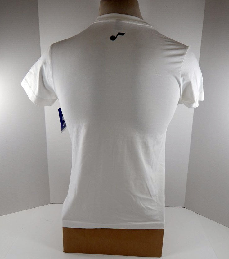 Men's Utah Jazz White T-Shirt Counterpoint Core Tee NWT S 034S Pic2