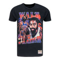 Men New York Knicks Walt Frazier #10 Black Stats T-Shirt Mitchell Ness NWT S 8