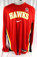 2025-26 Atlanta Hawks Tony Bradley #13 Game Used Red Shooting Shirt XXL 054