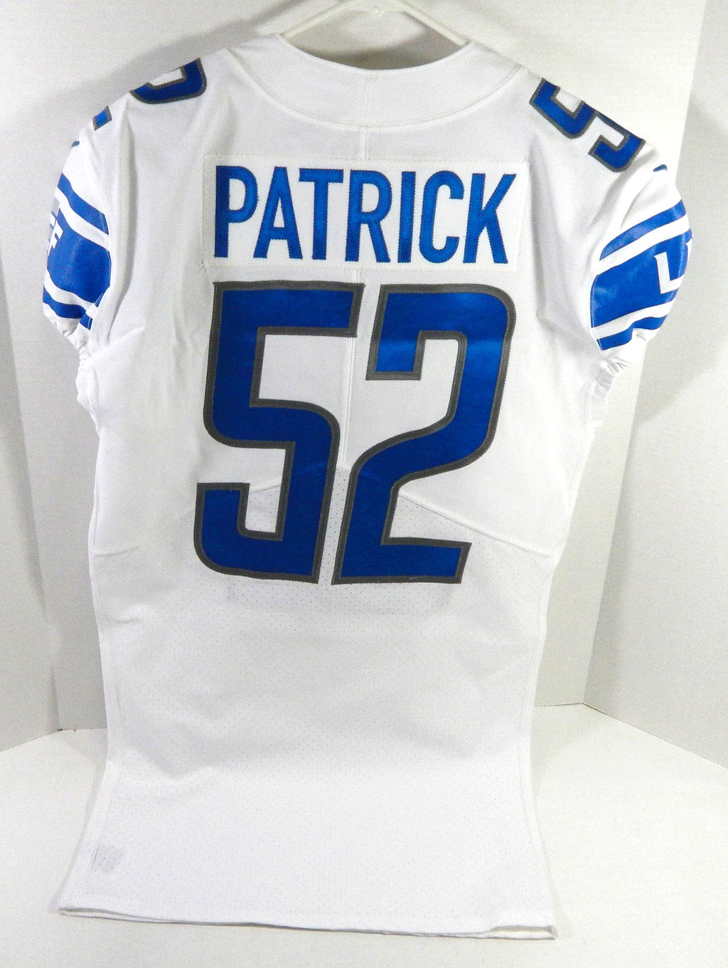 2022 Detroit Lions Natrez Patrick #52 Game Issued White Jersey 42 682