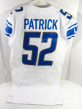 2022 Detroit Lions Natrez Patrick #52 Game Issued White Jersey 42 682