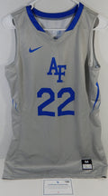 2015-16 Men's Air Force Falcons #12 Game Issued Grey Basketball Jersey M 905