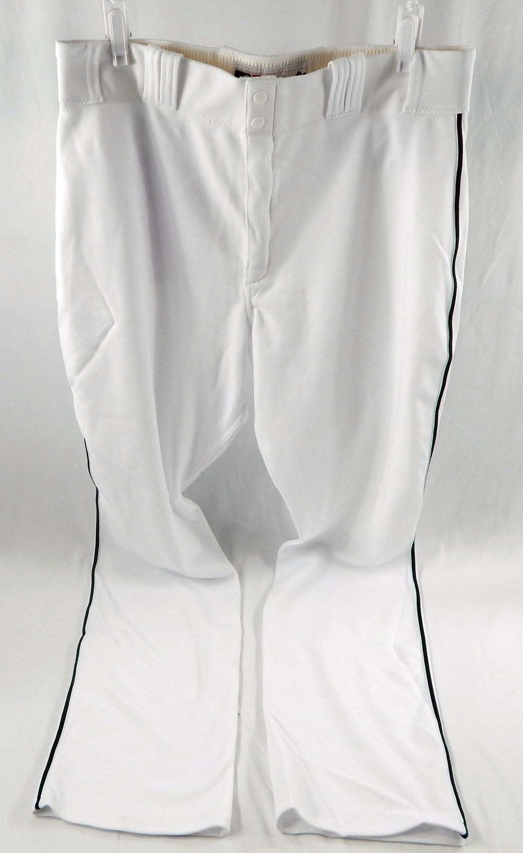 2014 Miami Marlins Jeff Baker #10 Game Used White Baseball Pants 37-47 DP113542