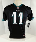 New Youth Philadelphia Eagles Carson Wentz #11 Black Game Jersey M Nike Auth NWT