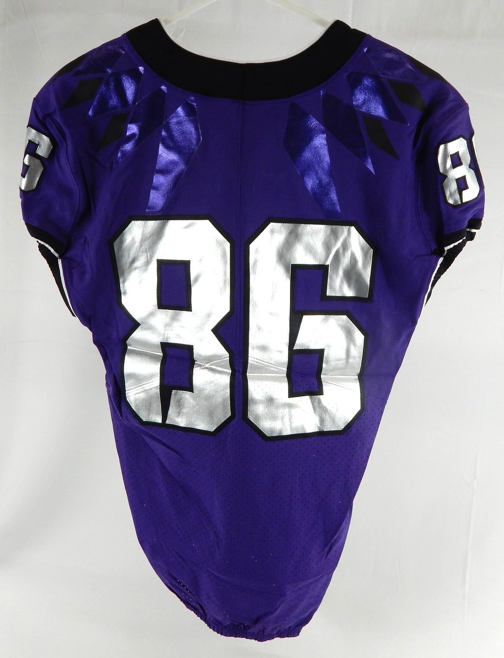 2019-24 Texas Christian TCU Frogs #86 Game Used Purple Jersey Football NP R 42 0 Pic2