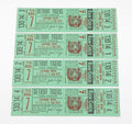 Lot of (4) 1979 Detroit Tigers vs Texas Rangers 8/7/79 Full Tickets Trammell