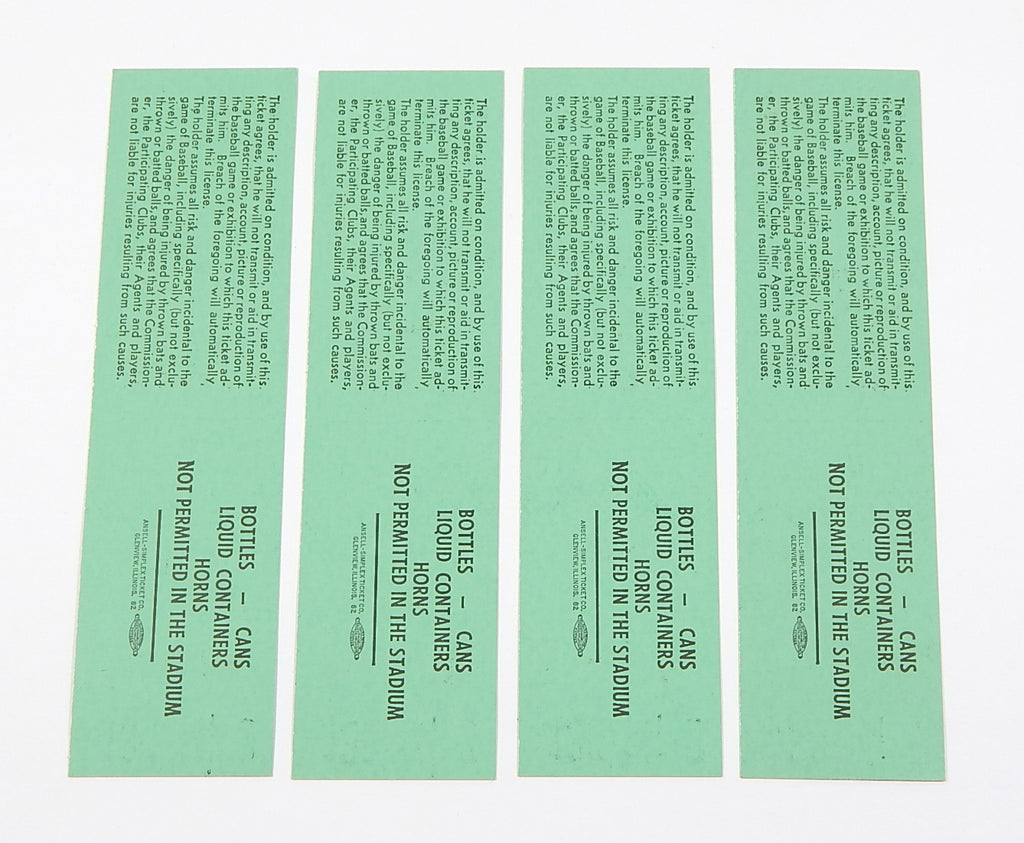 Lot of (4) 1979 Detroit Tigers vs Texas Rangers 8/7/79 Full Tickets Trammell Pic2
