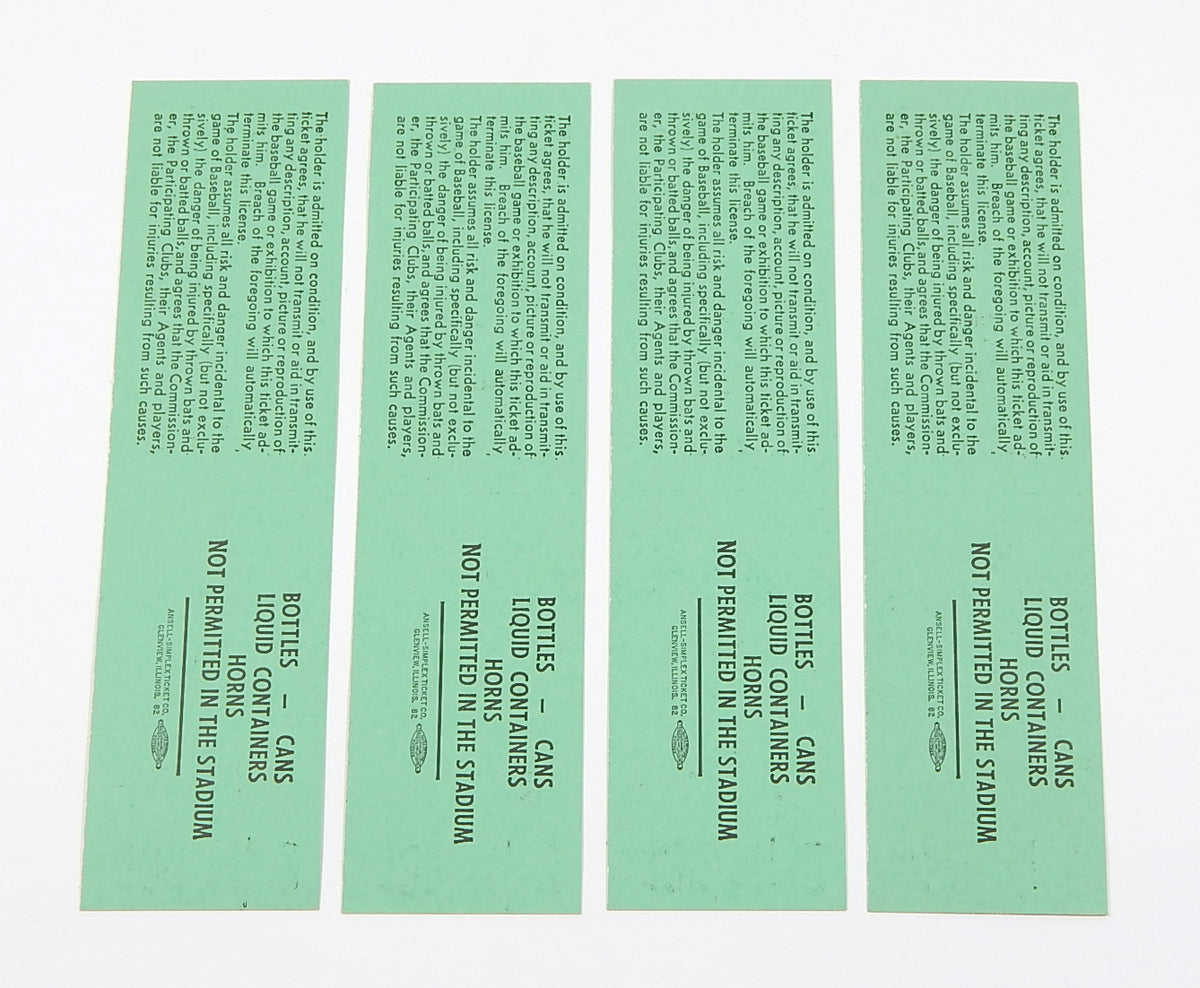 Lot of (4) 1979 Detroit Tigers vs Texas Rangers 8/7/79 Full Tickets Trammell Pic2