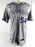 2024 Colorado Rockies Matt Koch #54 Game Issued Pos Used Grey Jersey 46 105