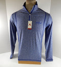 Mens Detroit Pistons Blue Tempo Quarter Zip Pullover Shirt Antigua NWT S  92S