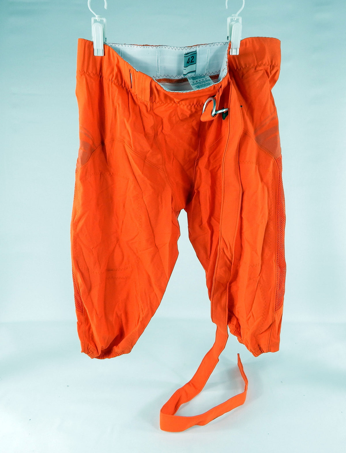 Miami Hurricanes Game Issued Orange Pants 42 DP70417