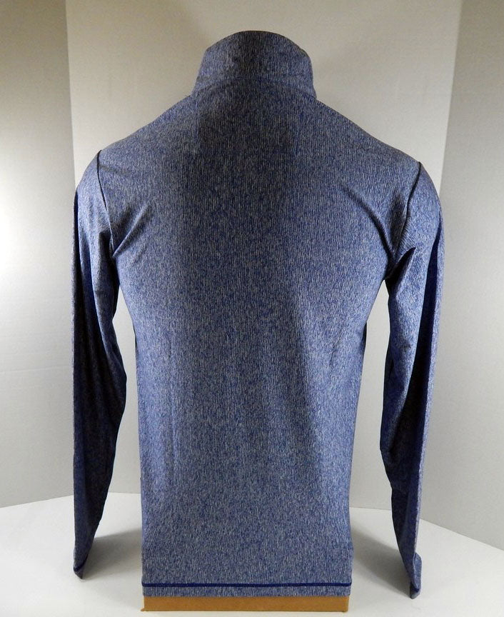 Mens Detroit Pistons Blue Tempo Quarter Zip Pullover Shirt Antigua NWT S  92S Pic2