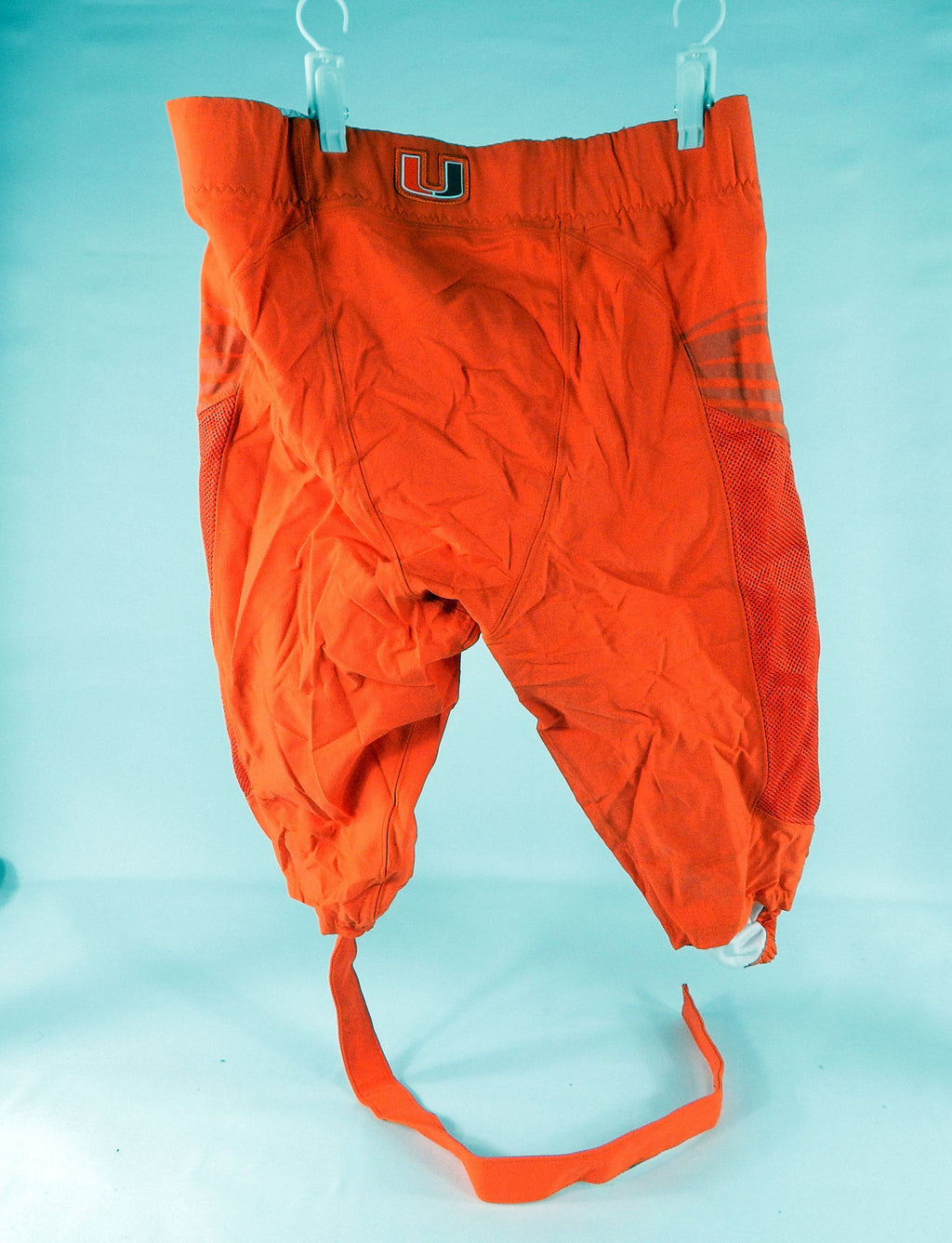 Miami Hurricanes Game Issued Orange Pants 42 DP70417 Pic2