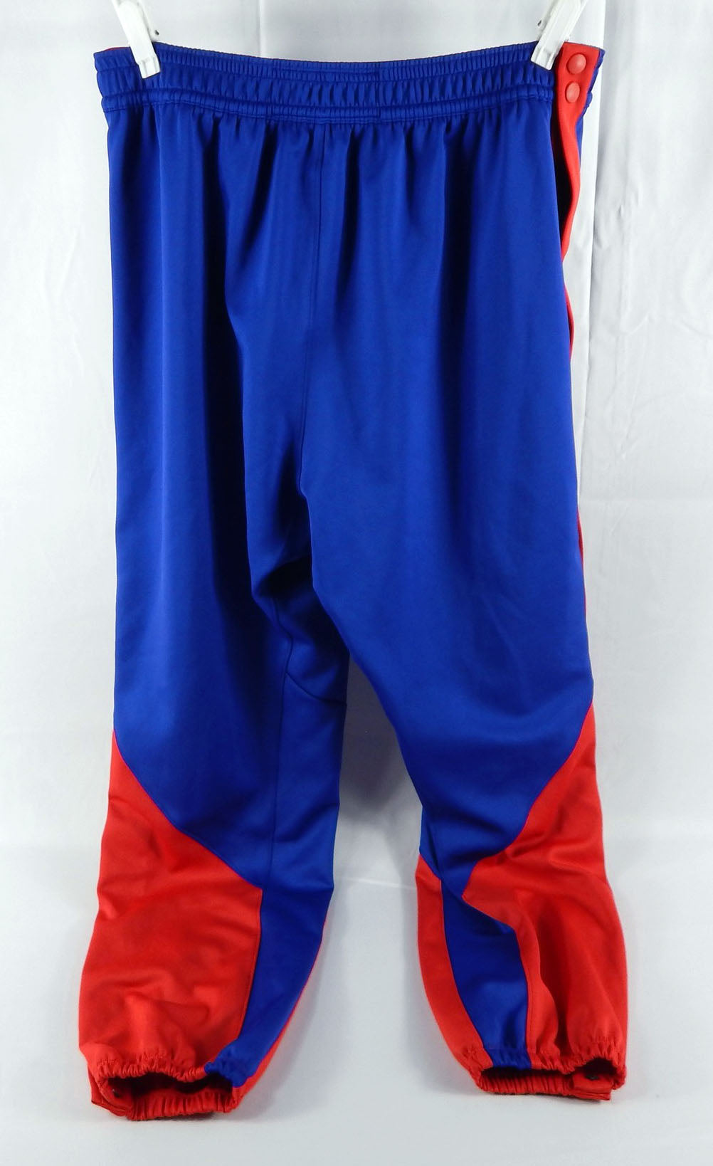 2024-25 Philadelphia 76ers Kyle Lowry #7 Game Used Blue Warm Up Pants XL 773 Pic2