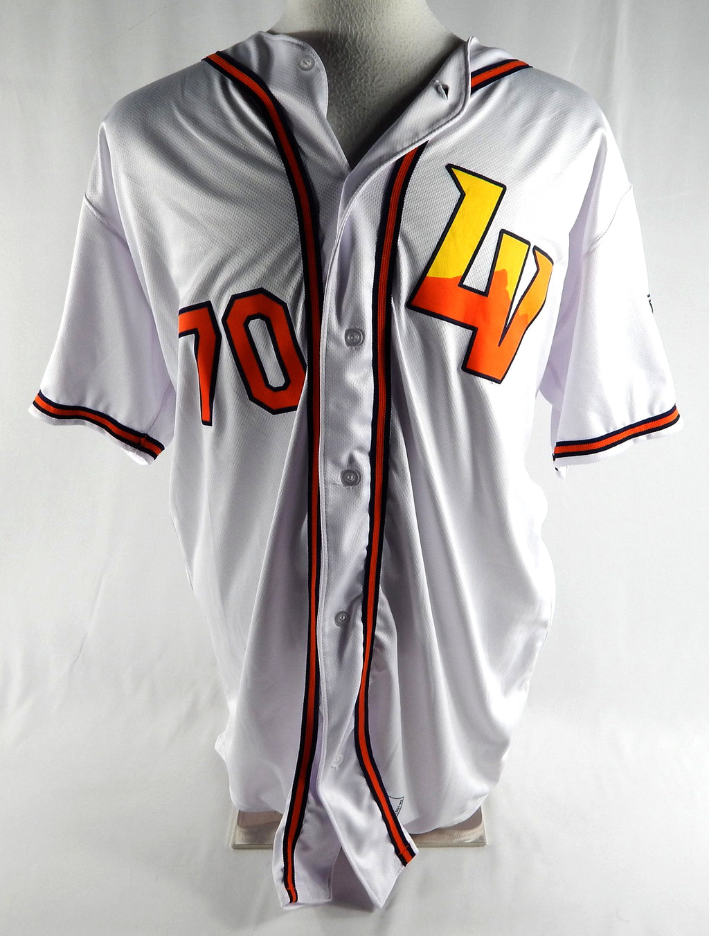 2024 Las Vegas Aviators Steve Scarsone #70 Game Used White Jersey 48 621