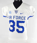 Air Force Falcons #35 Game Used White Jersey Name Plate Removed L 972