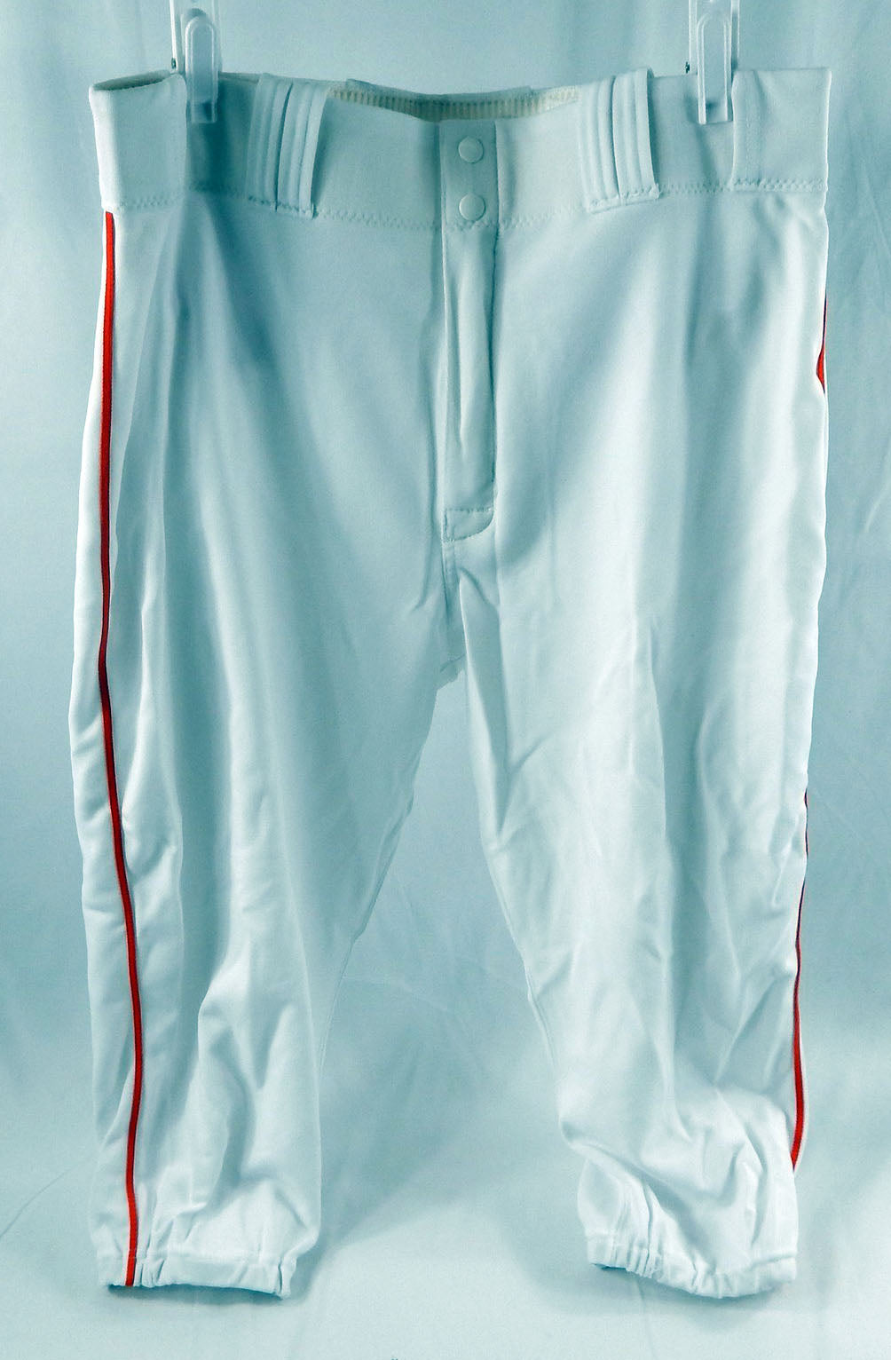 2015 Miami Marlins Brad Hand #52 Game Used White Baseball Pants 36-45 DP113545