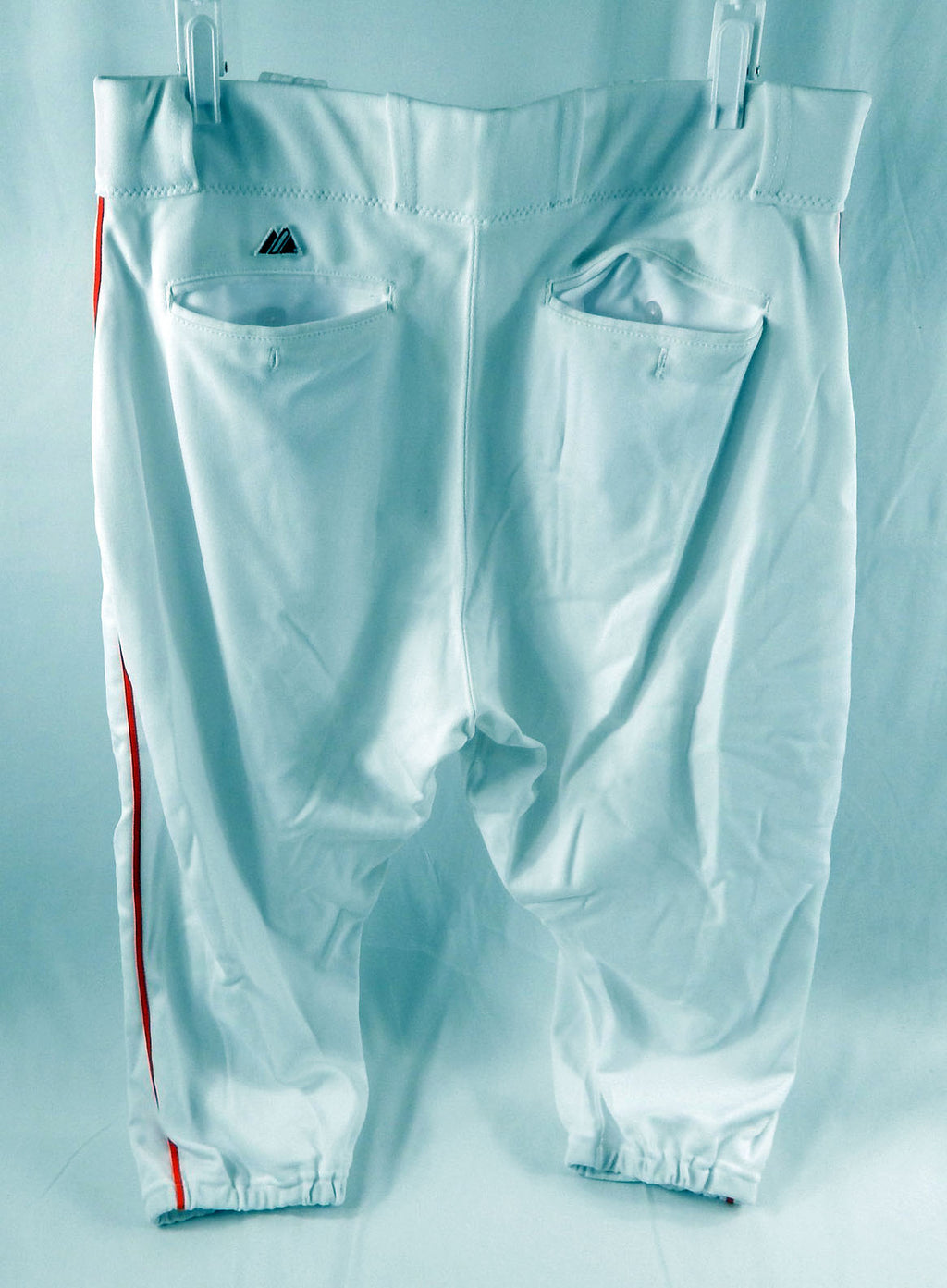 2015 Miami Marlins Brad Hand #52 Game Used White Baseball Pants 36-45 DP113545 Pic2
