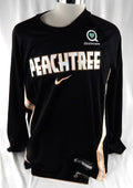 2025-26 Atlanta Hawks Onyeka Okongwu #17 Game Used Black Shooting Shirt City 8