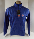 Mens Detroit Pistons Auth Blue Quarter Zip HWC Jacket Fortune Antigua NWT L 71S
