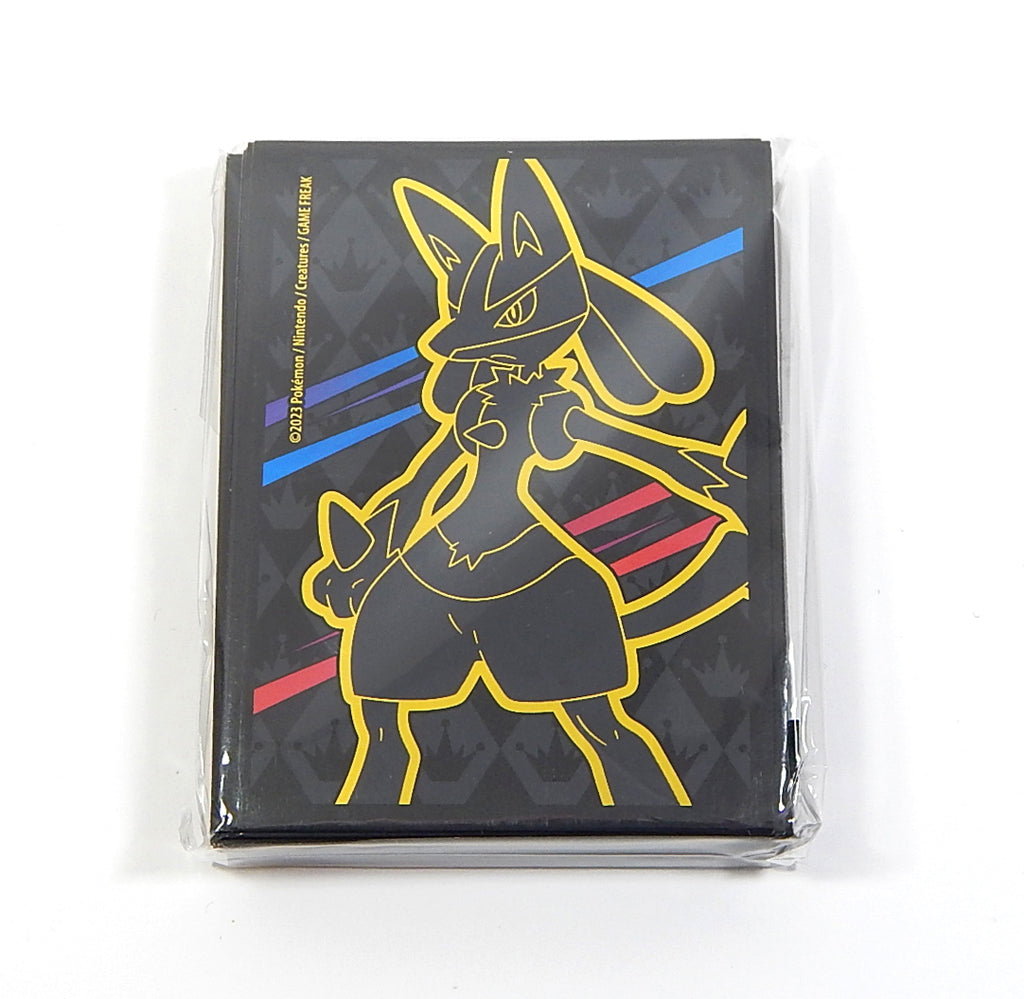 2023 Pokemon TCG Crown Zenith Lucario ETB 65-Count CCG Card Sleeves Pack