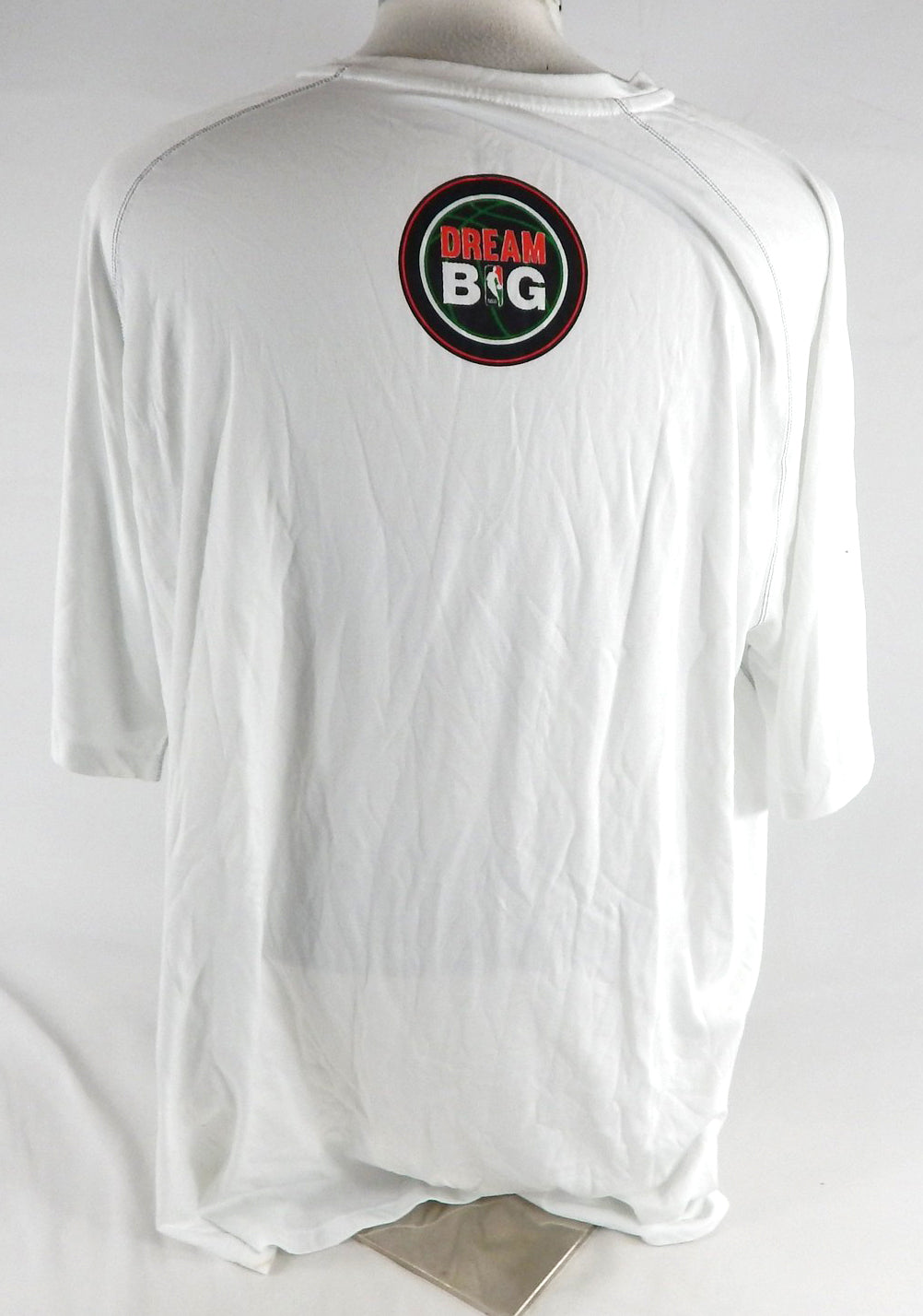 2012-13 Orlando Magic Kyle O'Quinn #2 Game Used White Shirt Dream Big BHM 2XL 33 Pic2