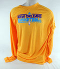 2011-12 New Orleans Hornets Team Issued Yellow LongSleeve Training Shirt 3XLT 85