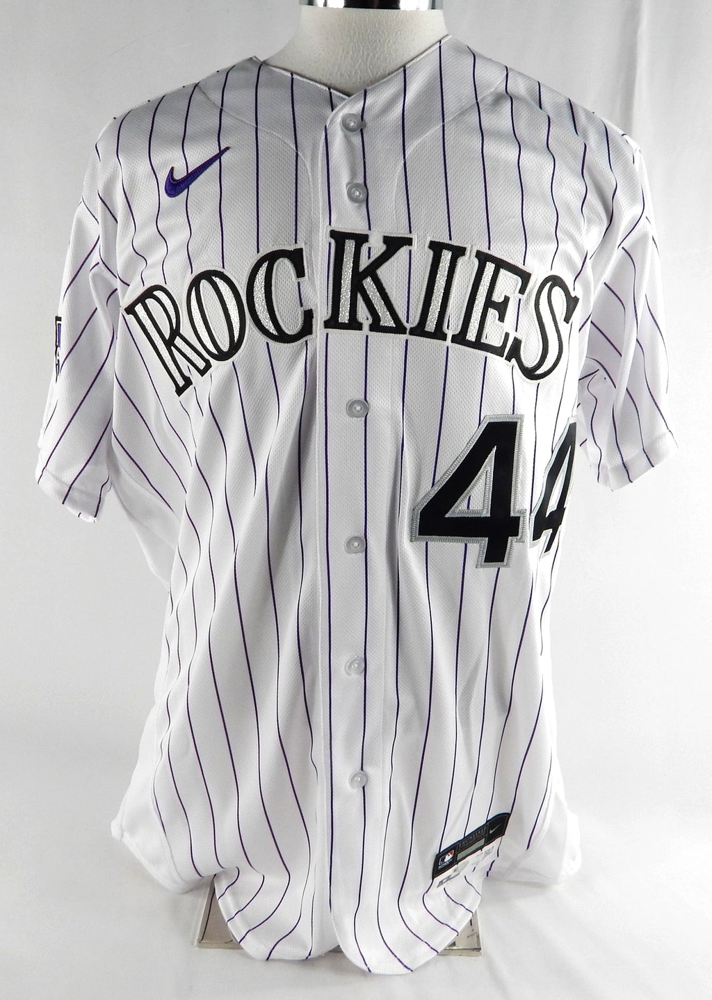 2024 Colorado Rockies Jose Mujica #44 Game Issued White Jersey ASG P 48 1