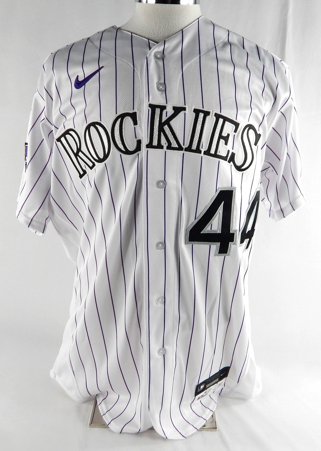 2024 Colorado Rockies Jose Mujica #44 Game Issued White Jersey ASG P 48 1