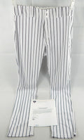 2017 New York Yankees Greg Bird #33 Game Issued Pos Used White Pants 35 701