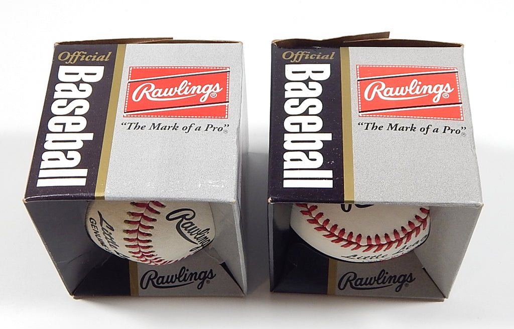 Lot of (2) Rawlings Official Little League Genuine Leather Baseballs New Pic2