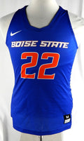 2020-21 Boise State Broncos #22 Game Issued Blue Jersey Basketball M 675