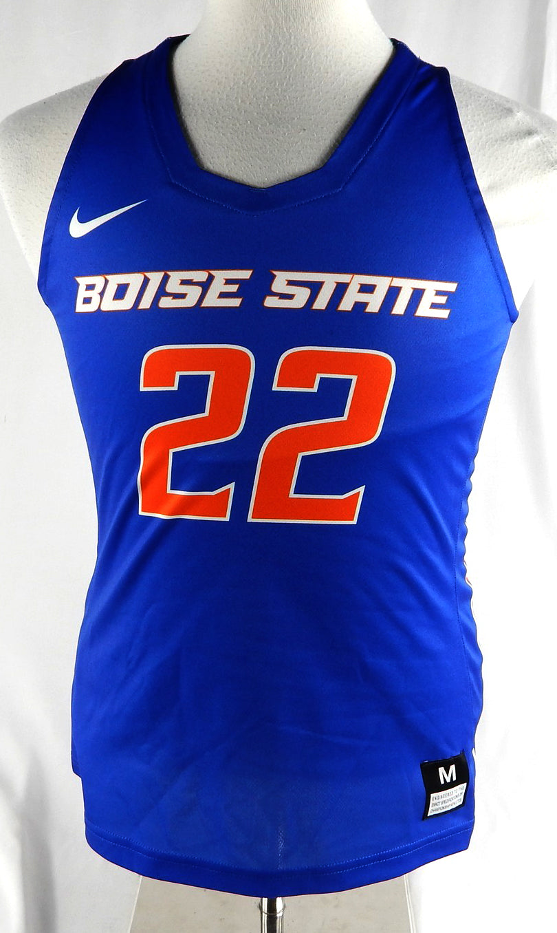 2020-21 Boise State Broncos #22 Game Issued Blue Jersey Basketball M 675