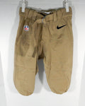 2012-16 Pittsburgh Steelers Will Johnson #46 Game Issued Brown Pants Bumblebee 7